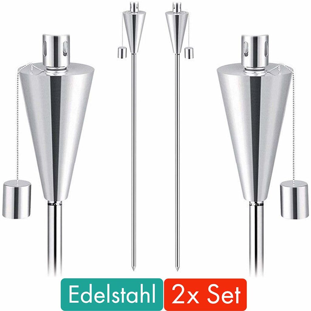 Edelstahlfackel