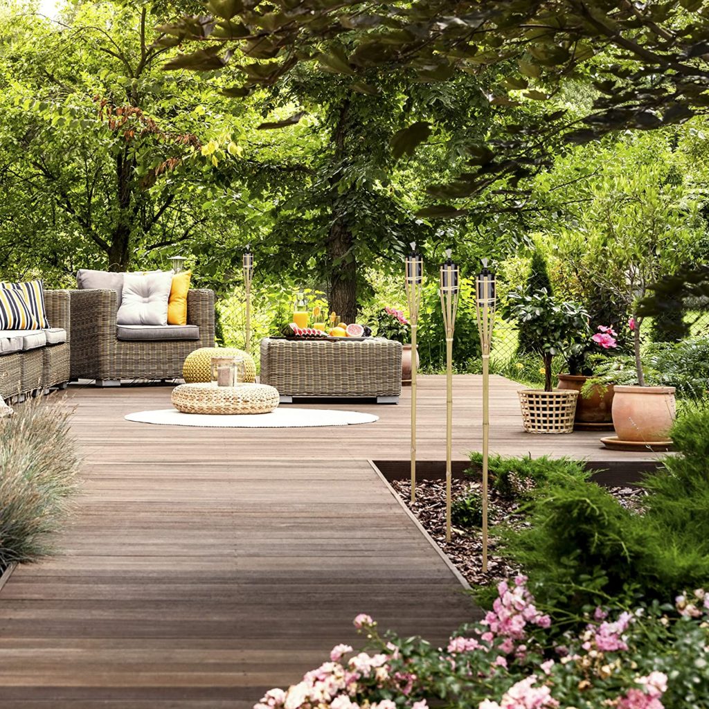 Relaxdays Gartenfackel